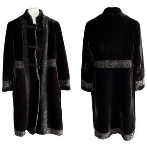 Borgazia by Fairmoor Vintage Faux Fur Coat Old Hollywood style